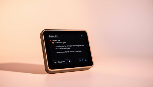 Ledger Live device connection troubleshooting with hardware wallet